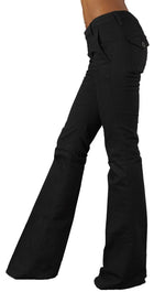 Raven Sierra Trousers Jeans in Black