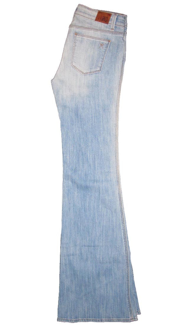Raven Denim Lindsay Flared Jeans in Malibu