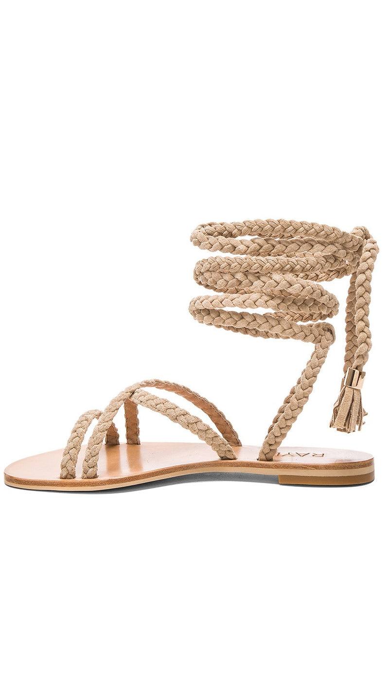 Raye Sadie Gladiator Sandal in Nude