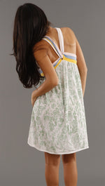Rebel Yell Floral Summer Dress in Green