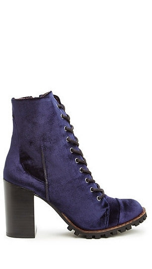 Velvet high 2025 heel boots