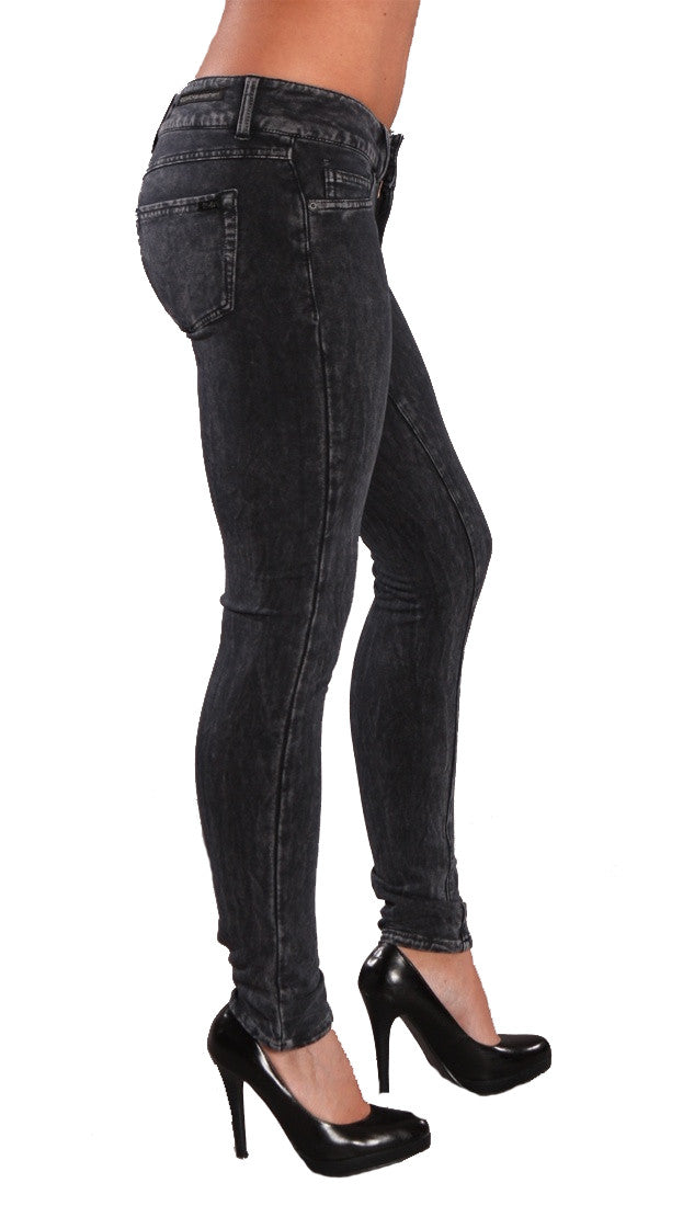 Research & Development Mineral Washed Skinny Pants Black