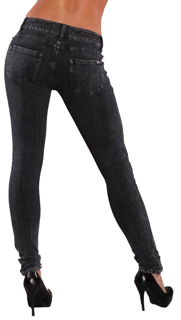 Research & Development Mineral Washed Skinny Pants Black