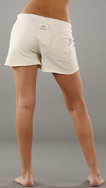 Retro Sport Syracuse Fleece Shorts in Cream