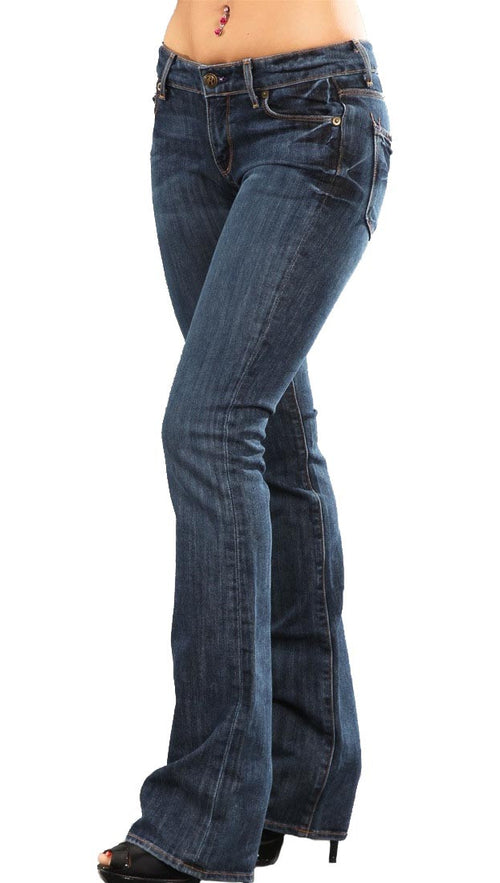 Rich and Skinny Boot Cut Jeans in Shadow