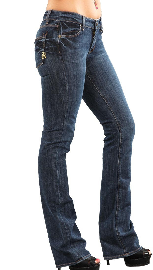 Rich and Skinny Boot Cut Jeans in Shadow