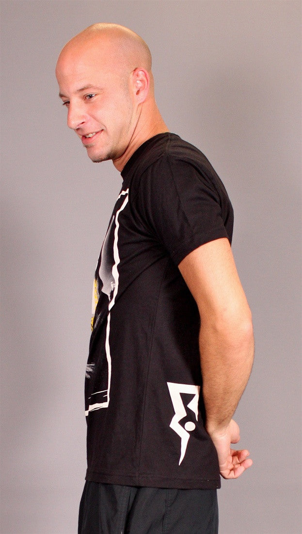 Rock Icon Mona Lisa Tee in Black