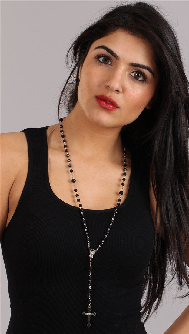 The Classic Rosary in Black