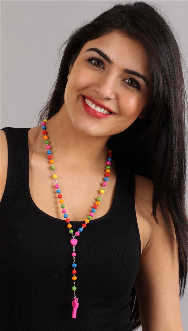 Multicolor Wooden Rosary