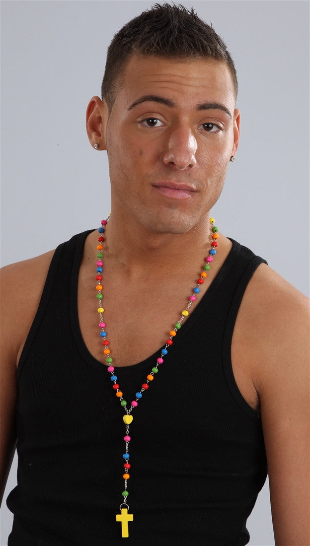 Multicolor Wooden Rosary