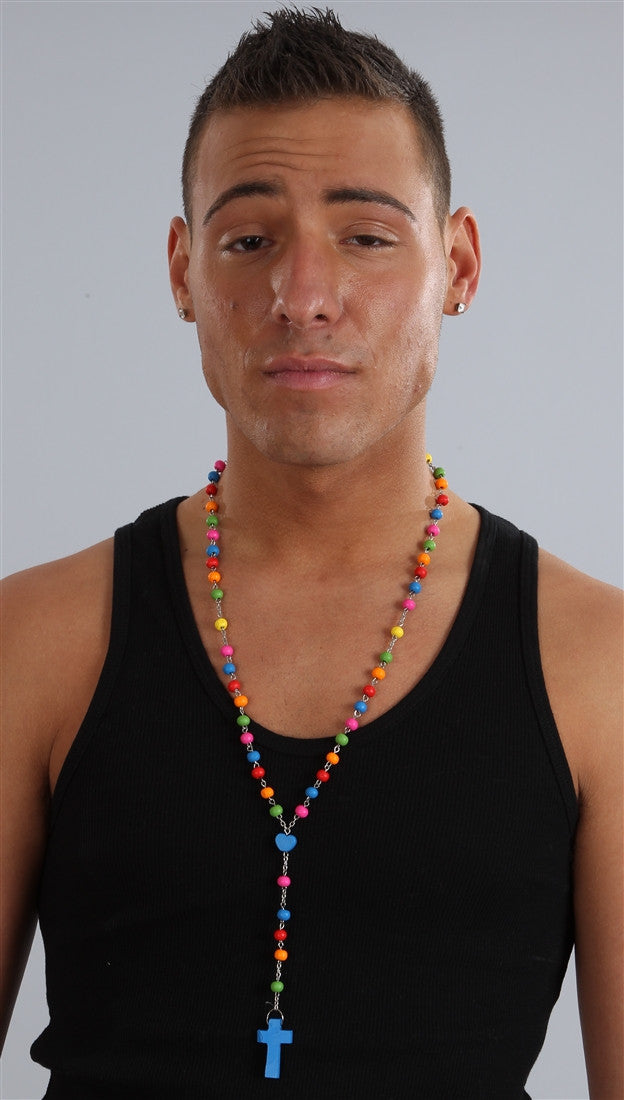 Multicolor Wooden Rosary
