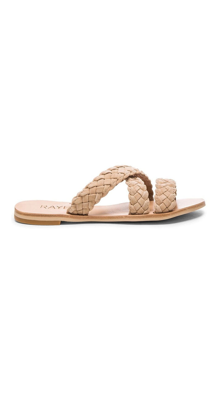 Raye Sahara Sandal Nude Slip On Flat