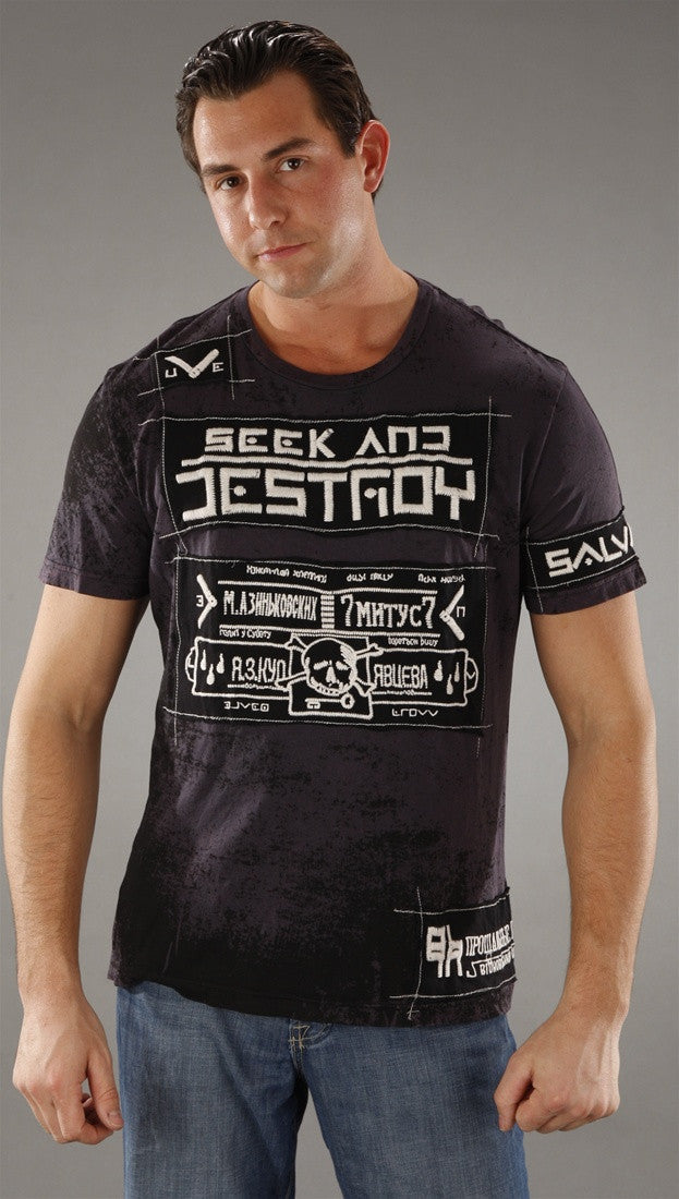 Salvage Venom Tee in Purple