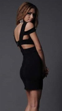 Scarabello Benny Cut-out Dress in Black