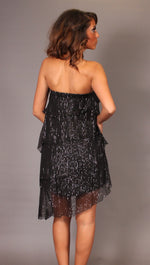 Sheri Bodell Ajax Strapless Dress in Black