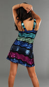Sky Skylor Sequin Multicolored Dress