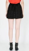 Sugar Lips Anastasia Tweed Skirt in Black