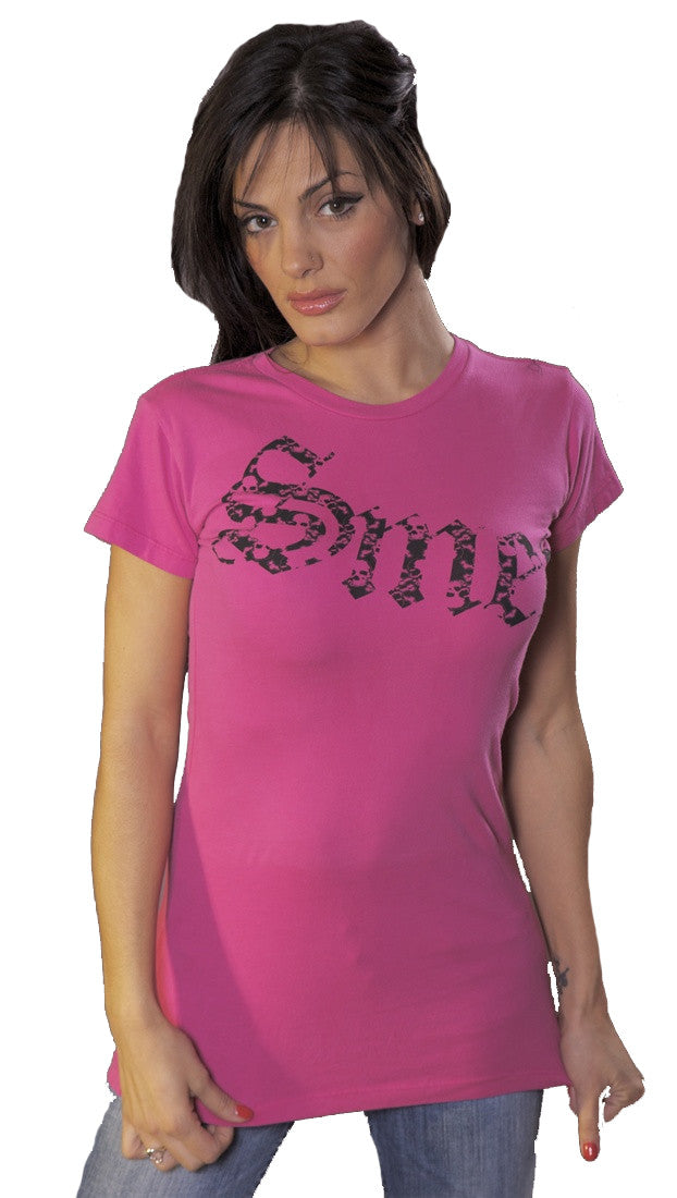  	Smet Born on the Streets Blood 4 Blood Short Sleeve Tee Shirt Pink 