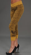 Smet Leopard Leggings Yellow