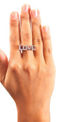 Soho Collection Love Design Square Basic Ring in Silver 