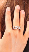 Soho Collection Love Design Basic Ring in Silver