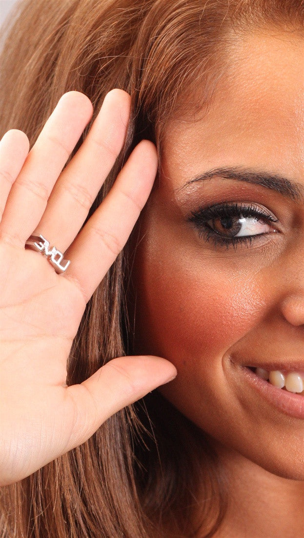 Soho Collection Love Design Basic Ring in Silver