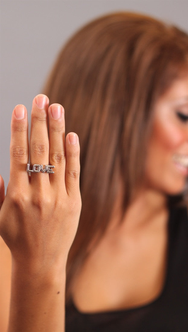 Soho Collection Love Design Basic Ring in Silver