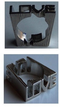 Soho Collection Love Design Basic Ring in Silver