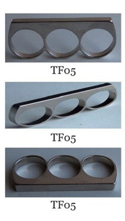 Soho Collection Three Finger Ring in Silver