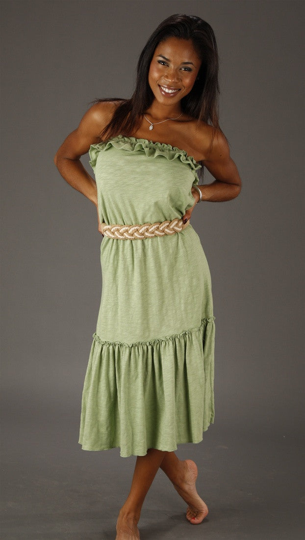 Sweetees Cinnamon Dress Green