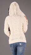 Sweet Romeo V-Neck Sweater in Natural