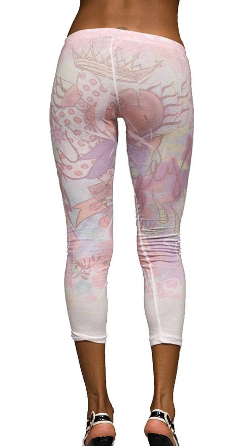 Thorn Guarden Winged Heart Sublimination Leggings