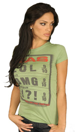 Threads 4 Thought Gas Prices OMG Tee Shirt Green 