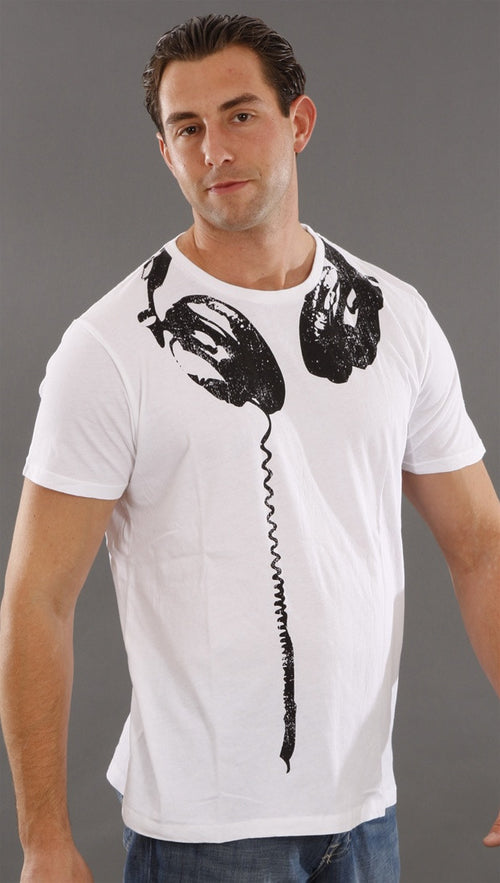 Threads 4 Thought Headphone Tee in White
