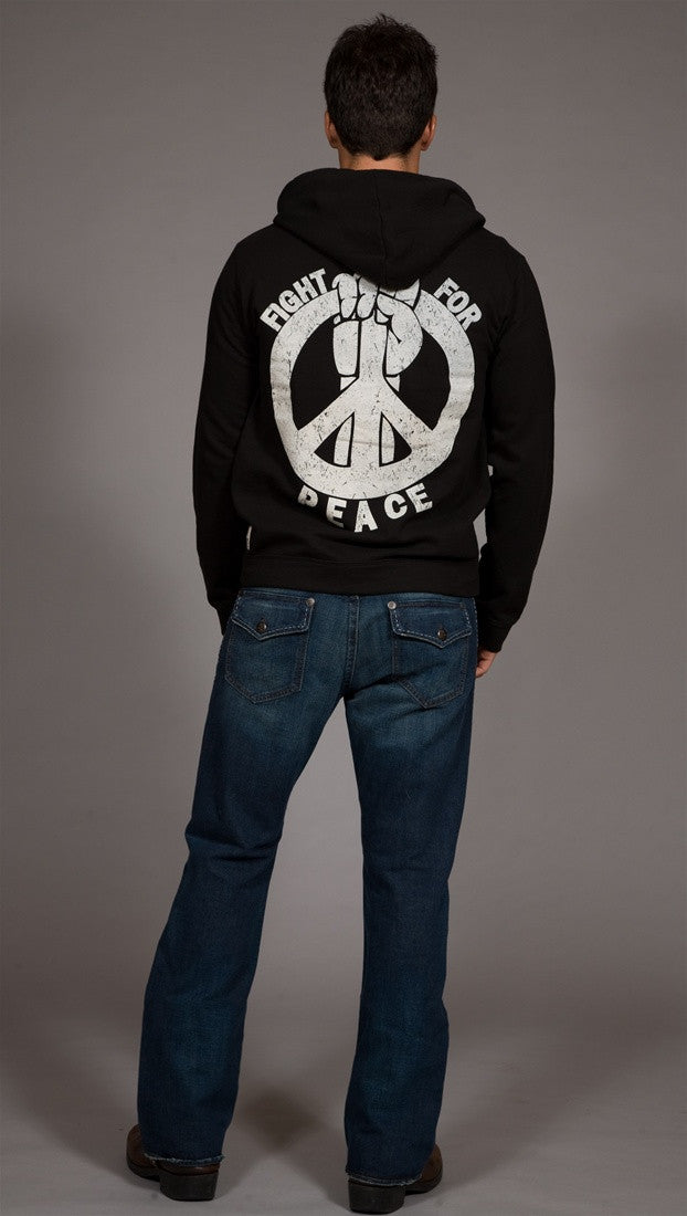 Threads 4 Thought Men's Fight for Peace Hoodie