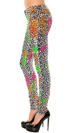 Tripp NYC The Neon Leopard Paintball Pant