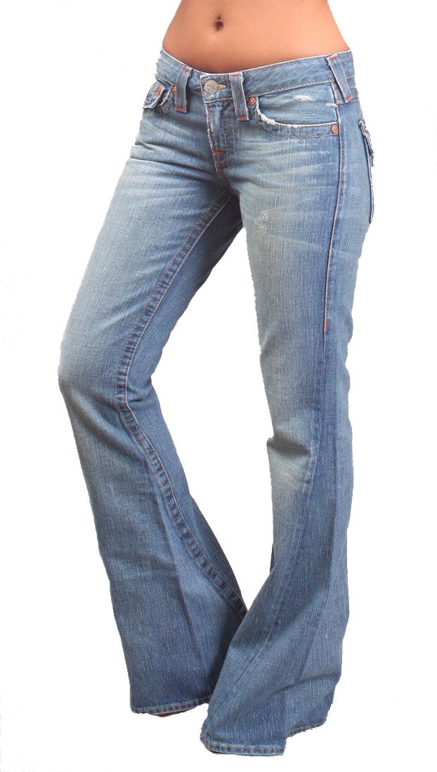 Joey Flare Leg Jean by True Religion in Cowgirl @ Apparel
