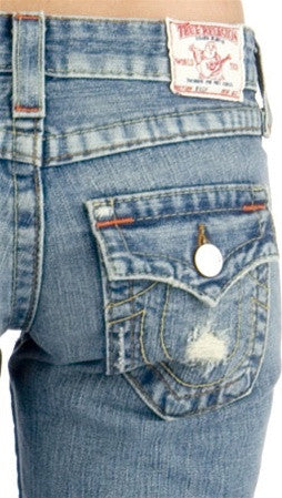 True Religion Joey Rigid in Cowgirl Destroyed