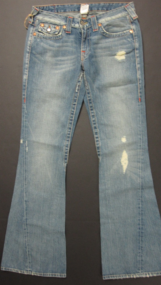 True Religion Joey Rigid in Cowgirl Destroyed