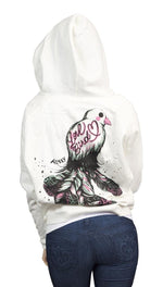 Toxxy Love Bird Hoodie in Ivory
