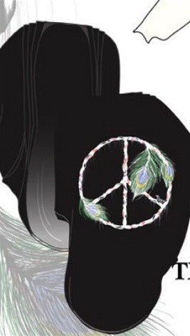 Toxxy Peace Draped Open Top One Size in Black