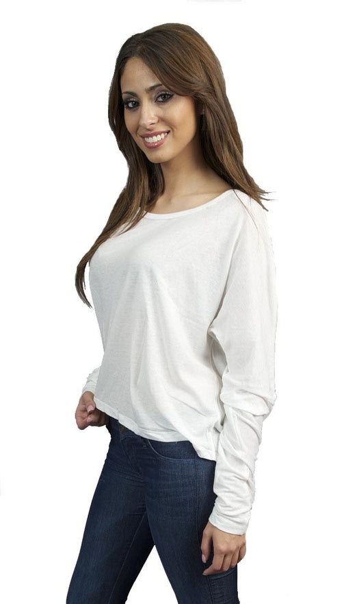 Toxxy Fly Long Sleeve Sweater in Ivory