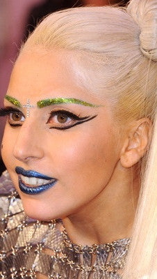 Violent Lips Glitteratti Lip Tattoo in Blue