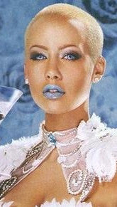 Violent Lips Glitteratti Lip Tattoo in Blue