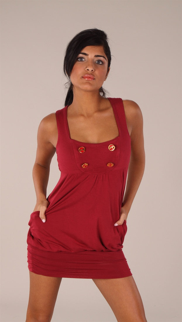 Vava Petra Bubble Dress Red