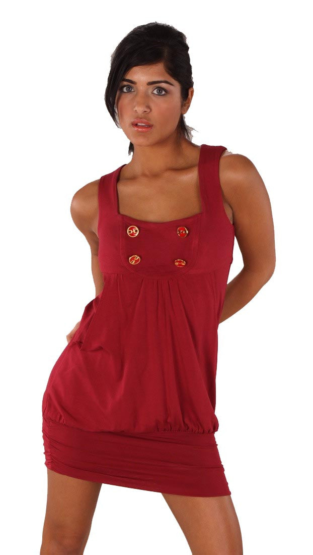 Vava Petra Bubble Dress Red