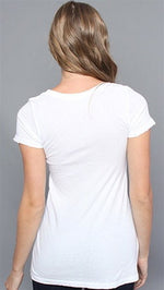 Wildfox Couture I Kiss Boys Crew in White
