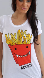 Wildfox Couture French Frie Addict in White