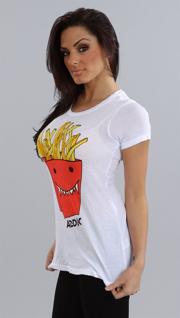 Wildfox Couture French Frie Addict in White