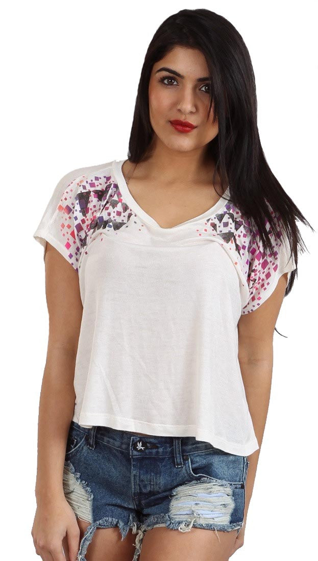 WKSHP Modern Armor Top in Off White